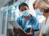 patient and hcp engaging with medicine information